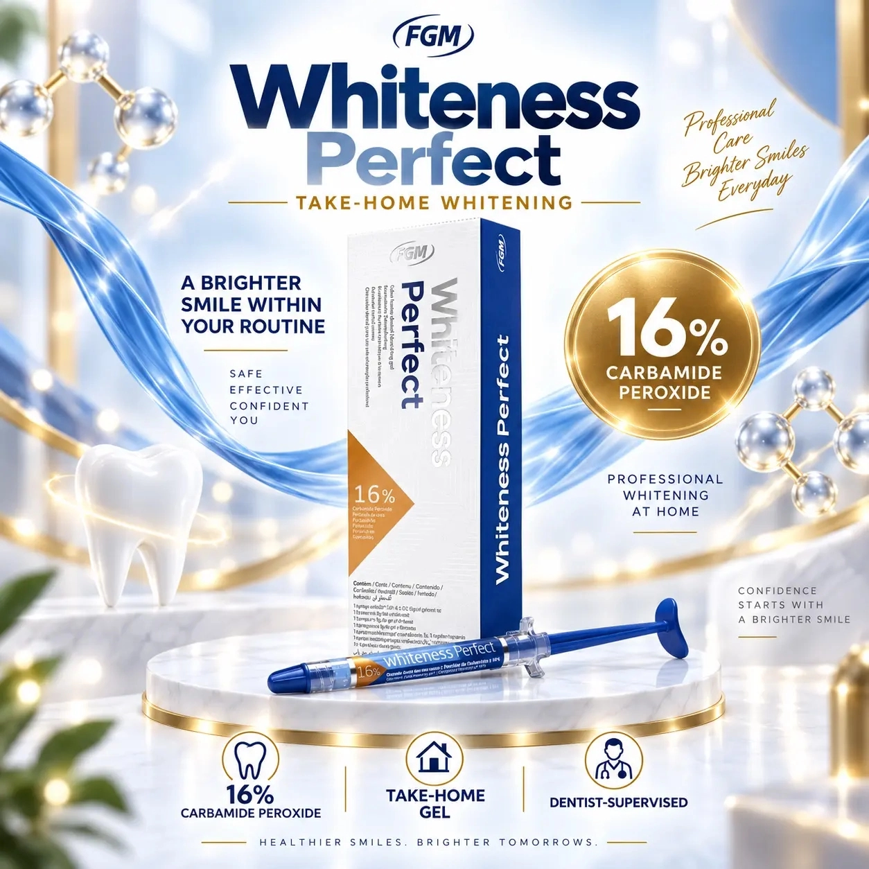 IMG_20261030_010706_617 سرنگ تکی ژل بلیچینگ خانگی FGM Whiteness Perfect 16% وزن ۳ گرم