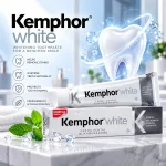خمیر دندان سفید کننده کمفور مدل Kemphor White حجم 75 میلی لیتر